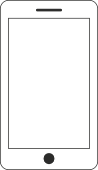 Smartphone Vector Illustration PNG with transparent background