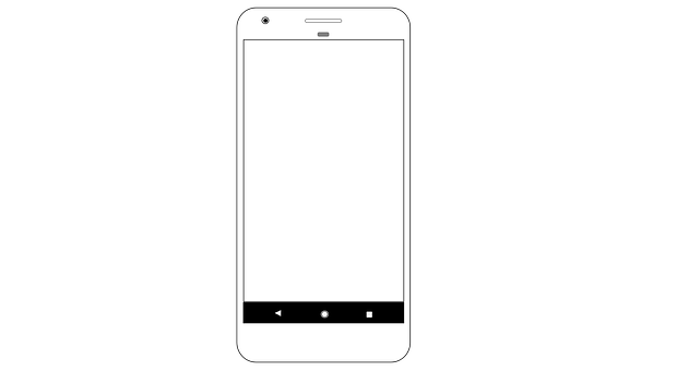 Smartphone Vector Illustration PNG with transparent background