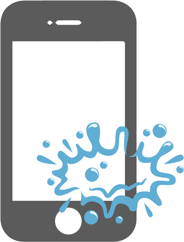 Smartphone Water Splash Clipart