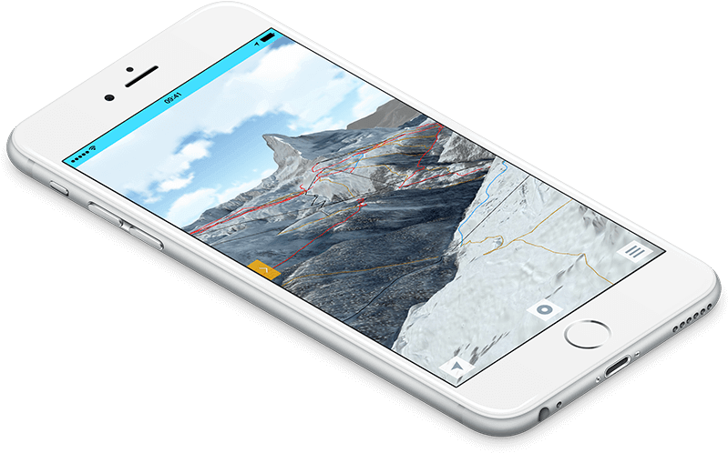 Smartphone3 D Mapping App PNG with transparent background