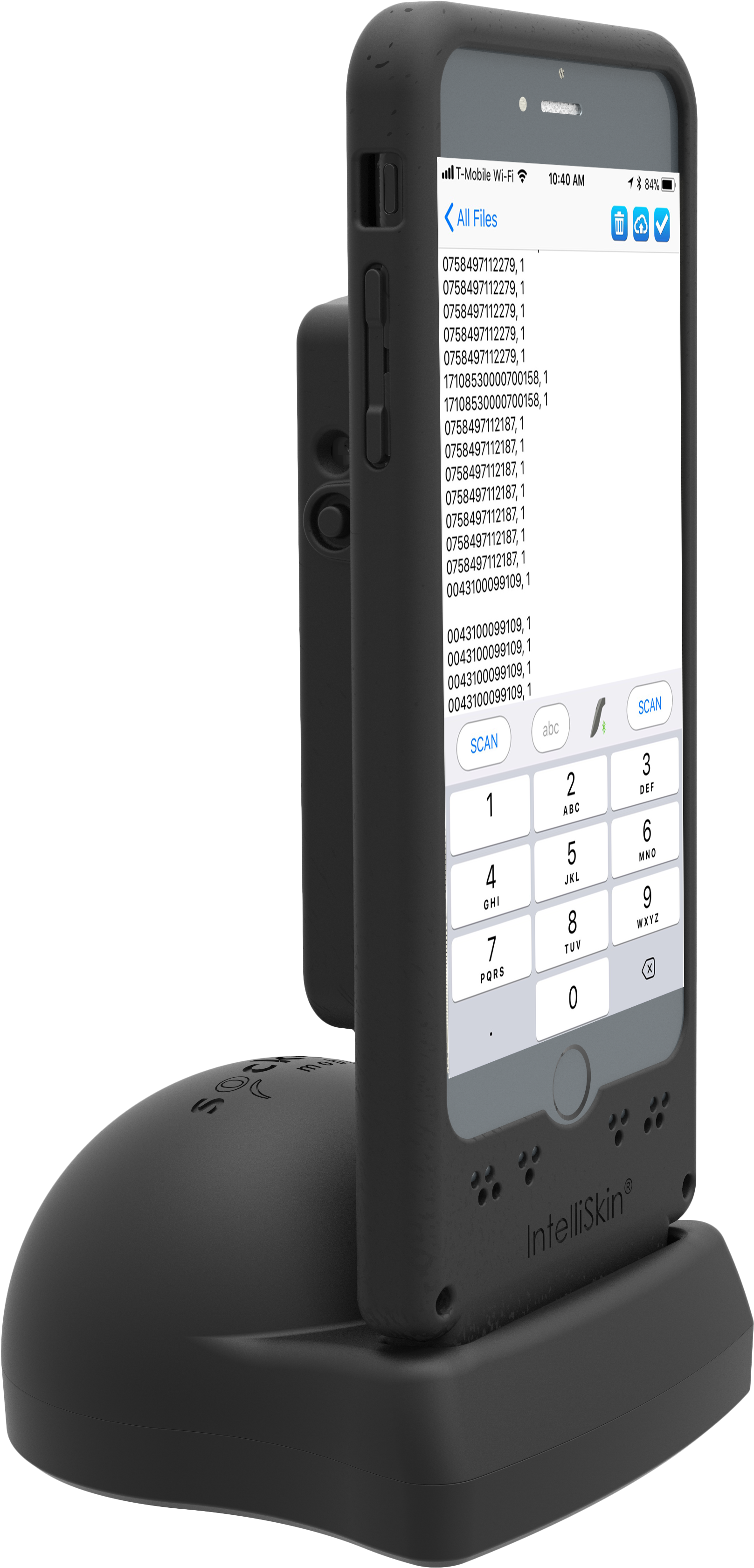 Smartphonein Charging Dock PNG with transparent background