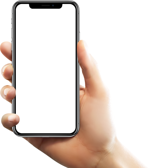 Smartphonein Hand Mockup