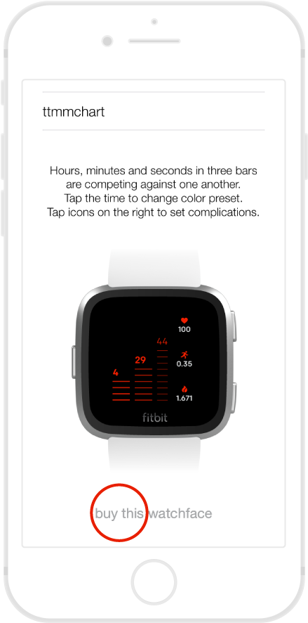 Smartwatch Face Purchase Ad