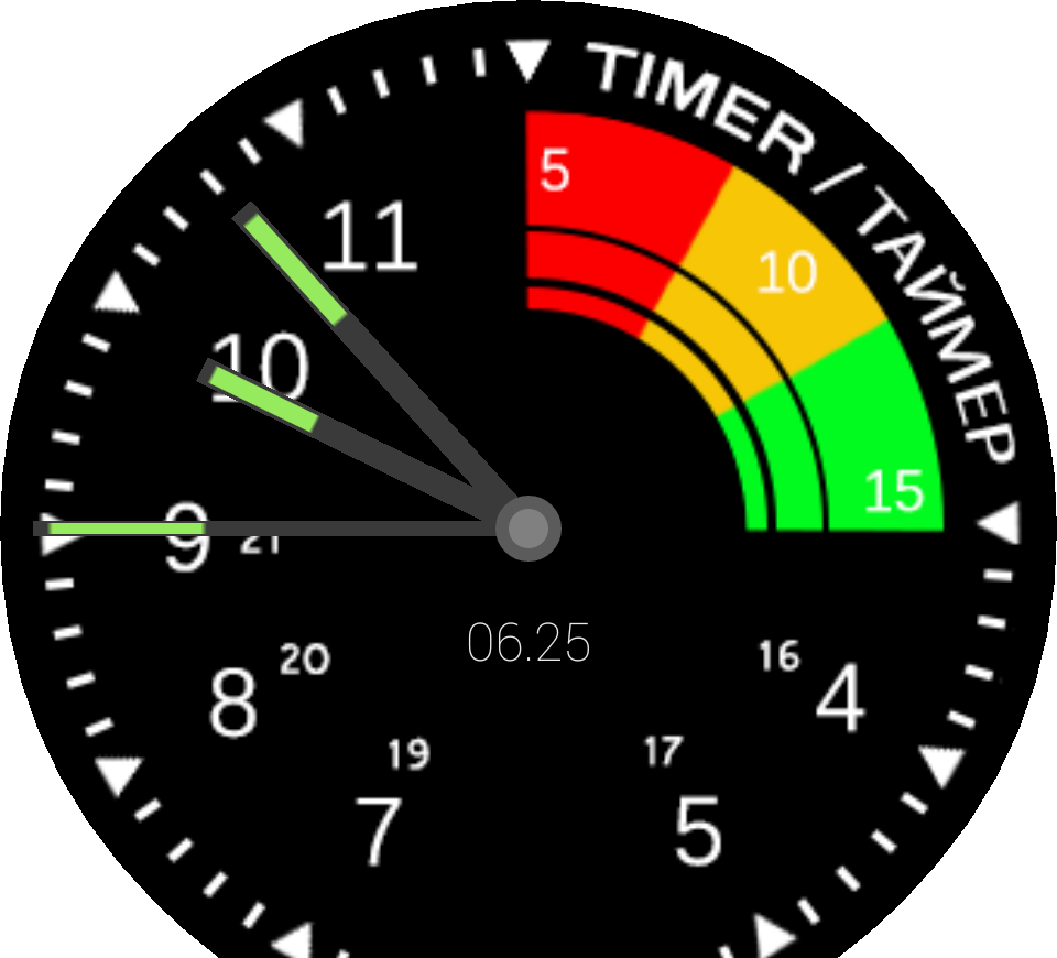 Smartwatch Timer Interface