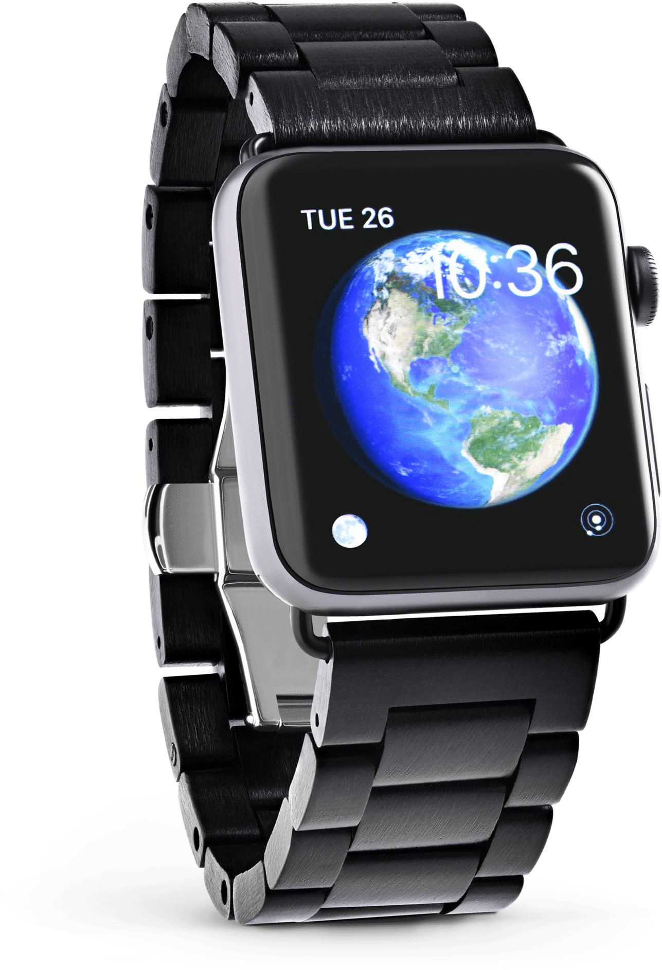Apple Watch Wood Band African Blackwood - ⌚ Apple Watch, HD Png Download PNG with transparent background