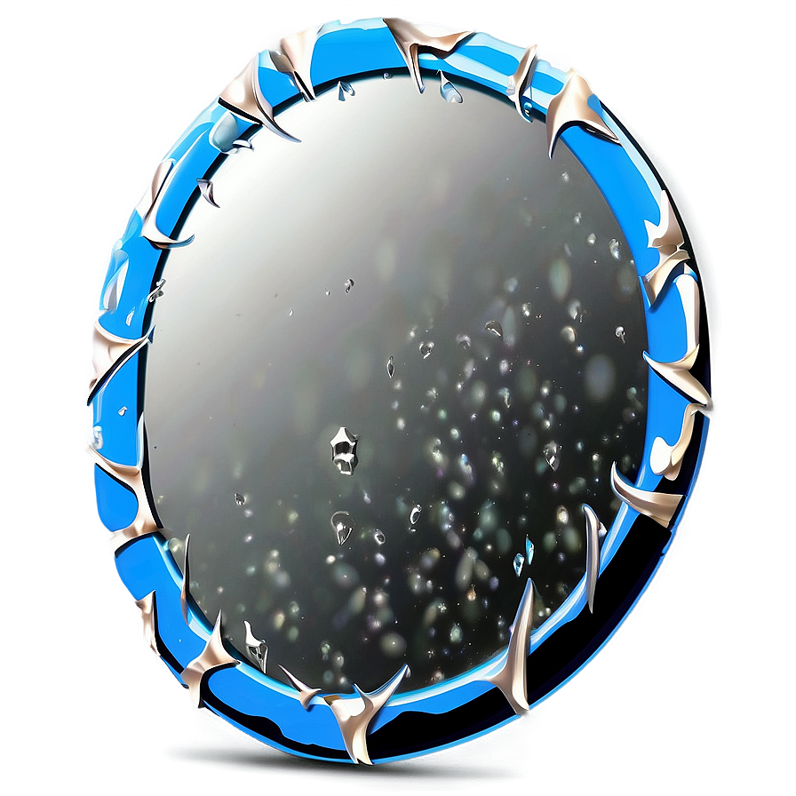 Smashed Mirror Design Png 50