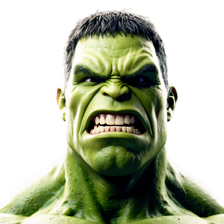 Smashing Hulk Face Png Hiu82