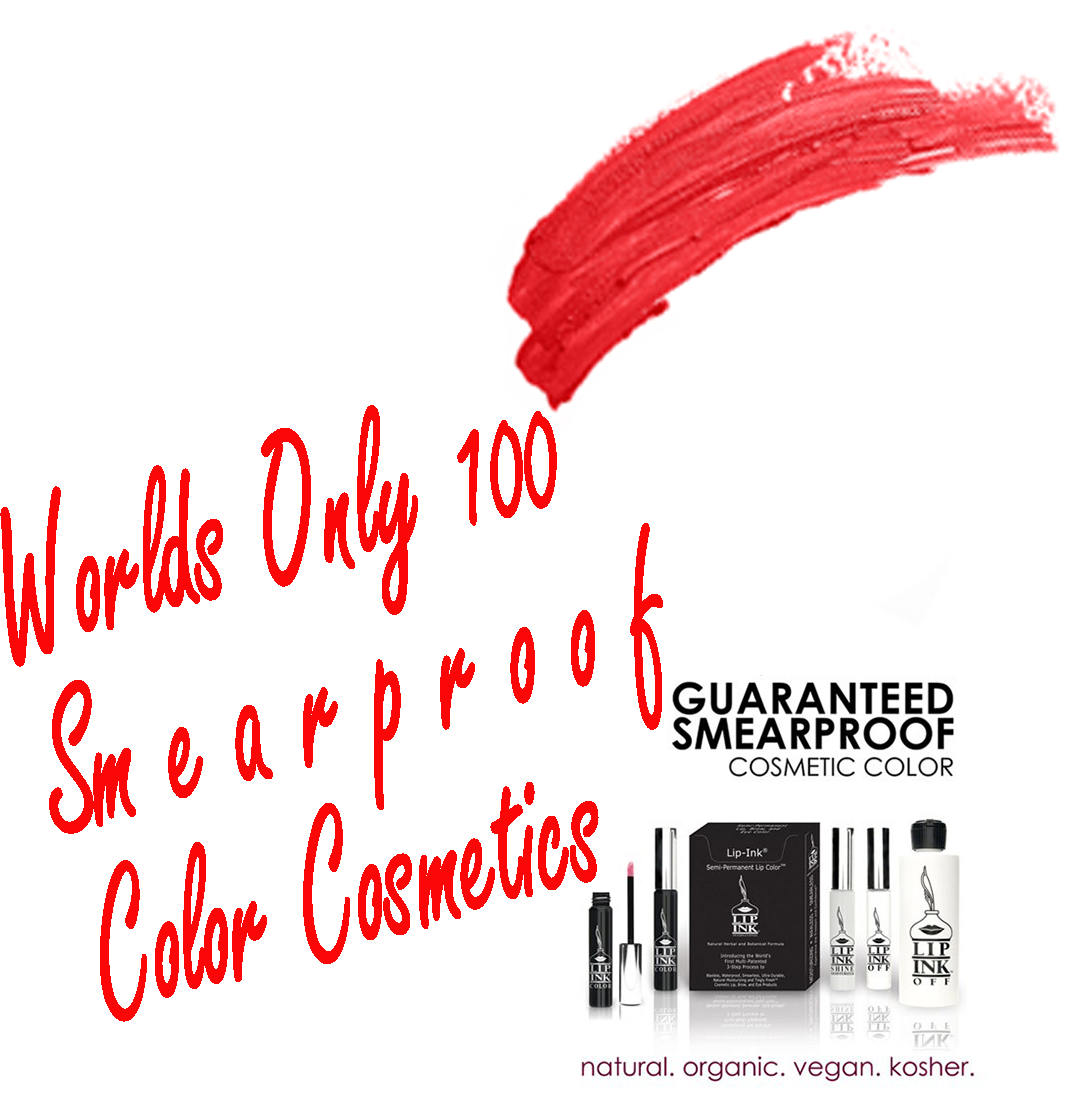Smearproof Cosmetic Color Advert PNG with transparent background