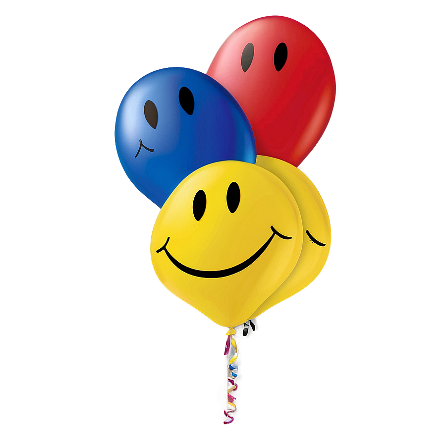 Smiley Face Balloon Png 64