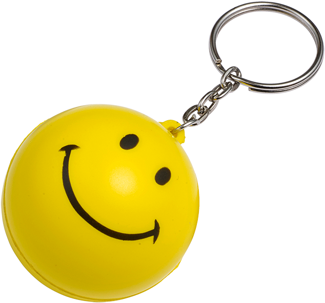 Smiley Face Keychain