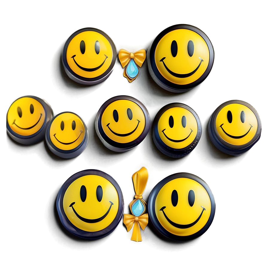 Smiley Face Sticker For Gift Png Cay