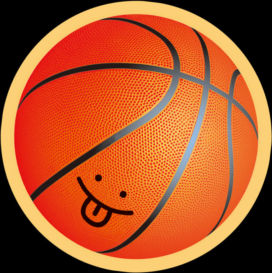 Cartoon Picture Of Basketball - Gambar Bola Basket Animasi, HD Png Download PNG image with a transparent background, free high-resolution download