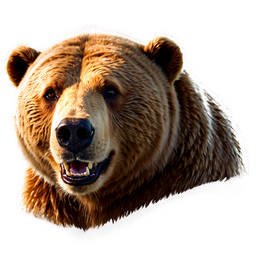 Smiling Bear Cartoon Png 05032024