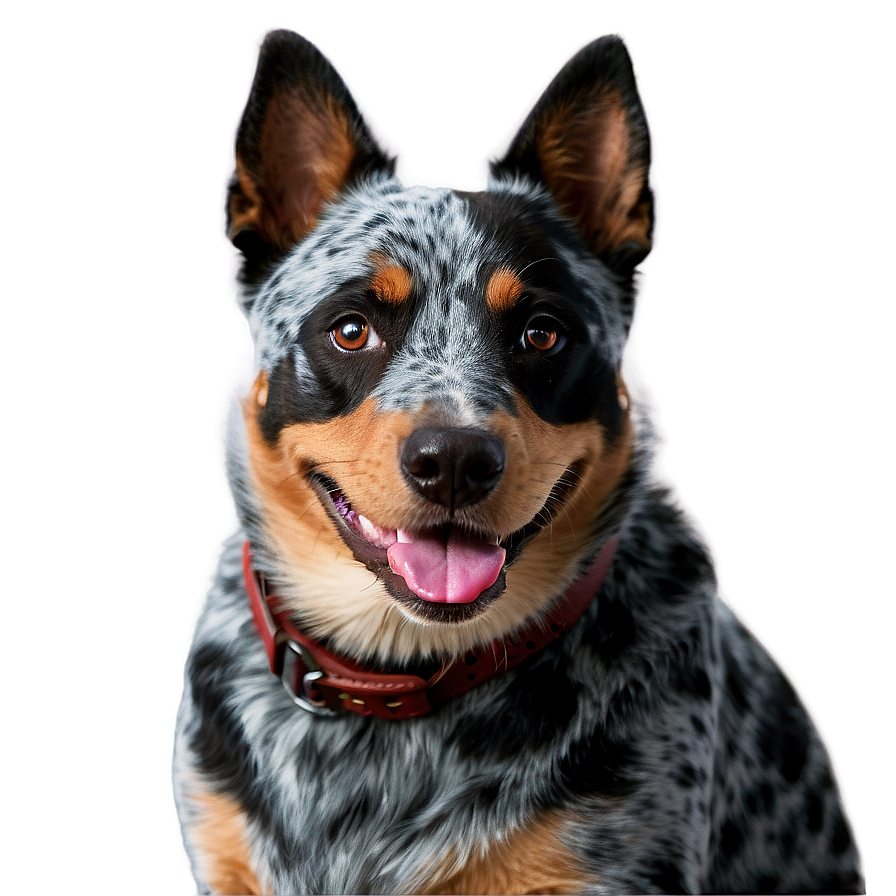 Smiling Blue Heeler Dog Png Abs21