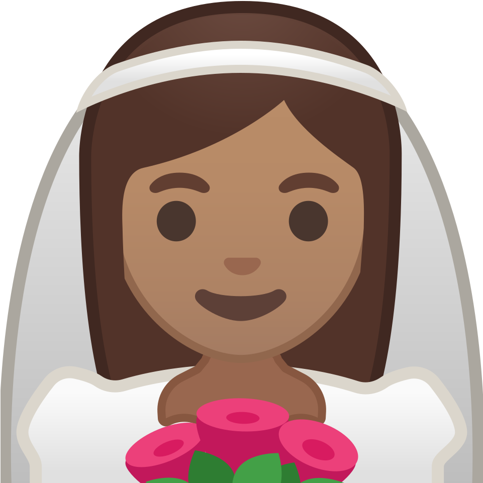 Bride With Veil Medium Skin Tone Icon - Bride Ico, HD Png Download PNG image with a transparent background, free high-resolution download