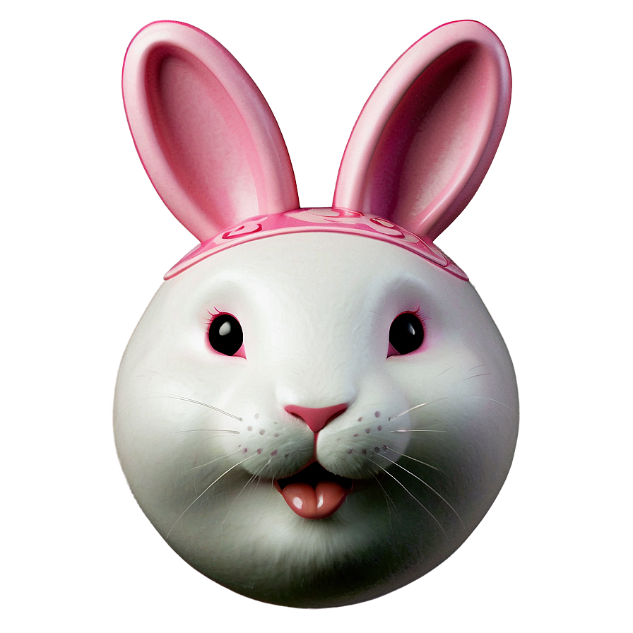 Smiling Bunny Face Png Ljp