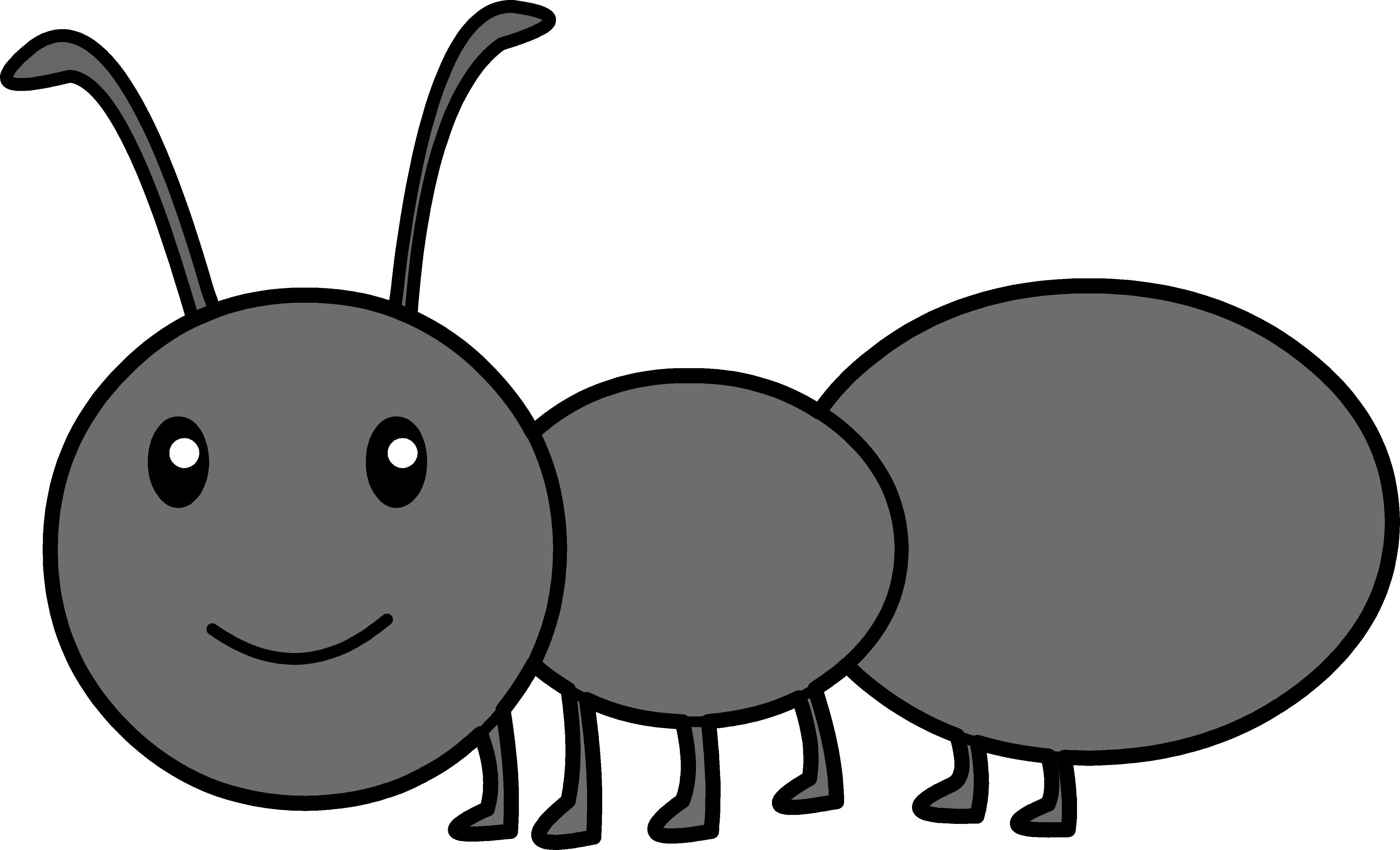 Smiling Cartoon Ant