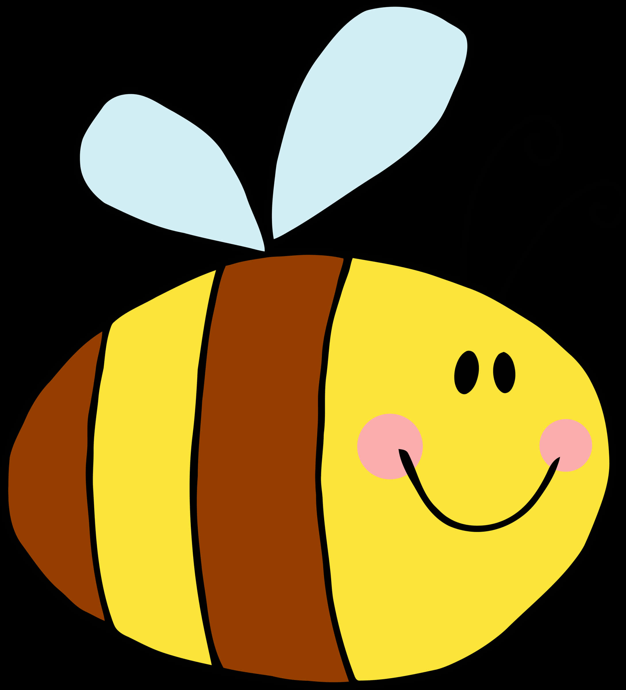 Bee Png - Transparent Cartoon Bees, Png Download PNG with transparent background