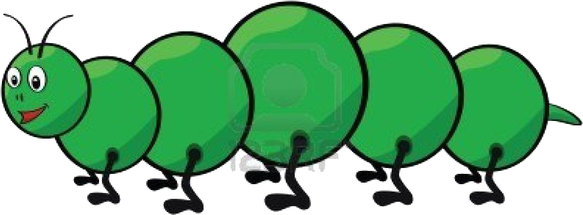 Caterpillar Png Background - Cartoon, Transparent Png PNG with transparent background