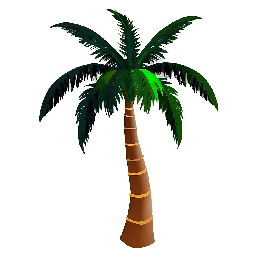 Smiling Cartoon Palm Tree Png Sur95