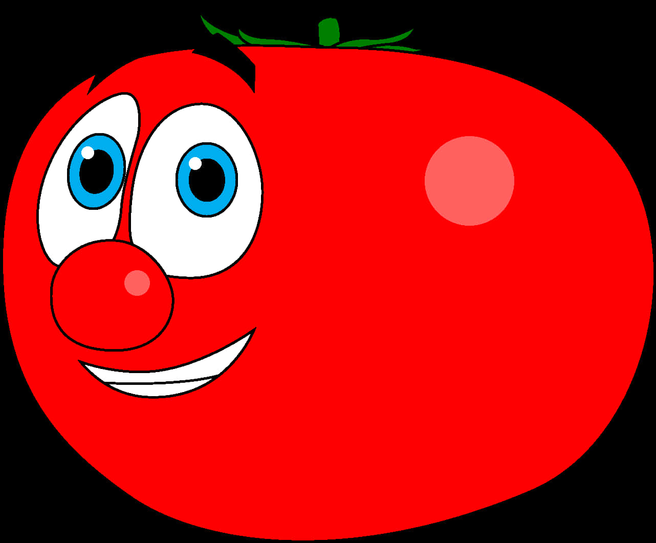 Smiling Cartoon Tomato