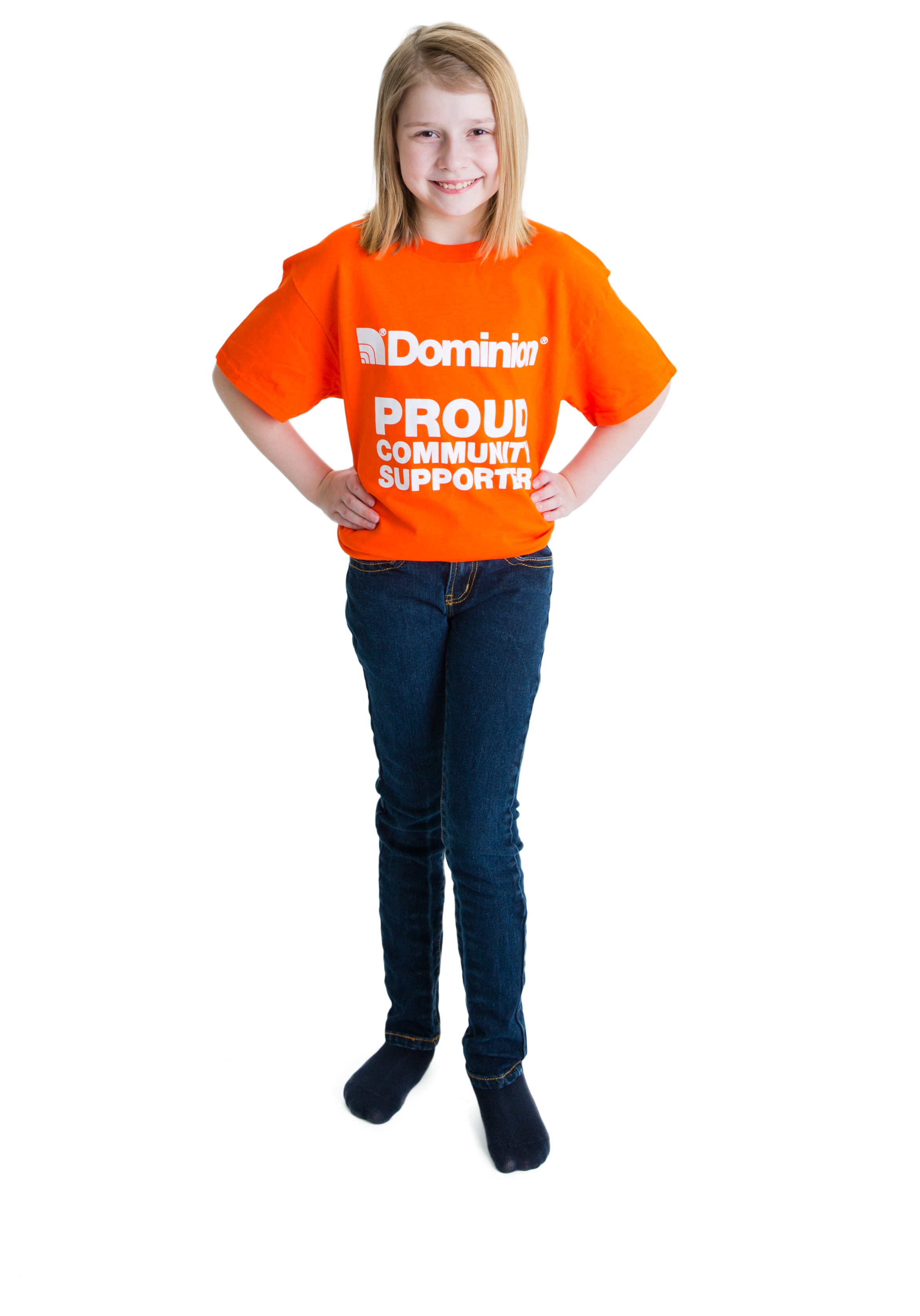 Smiling Childin Orange Shirt PNG with transparent background