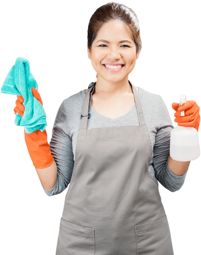 Smiling Cleaner With Spray Bottleand Cloth