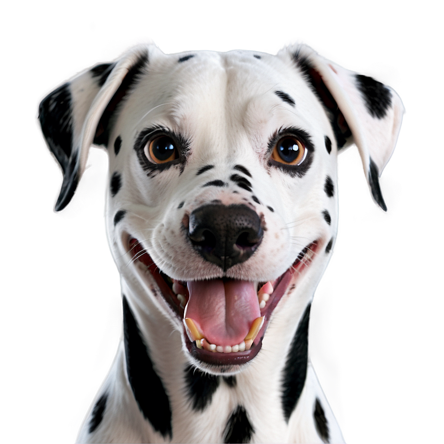 Smiling Dalmatian Face Png 06232024