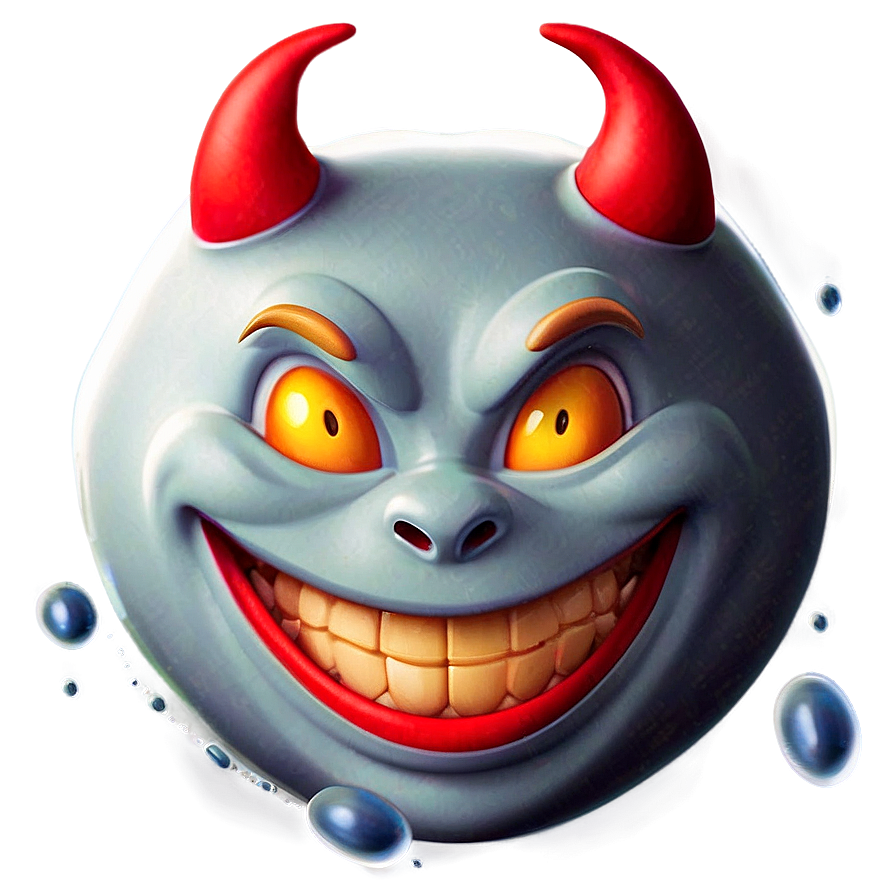 Smiling Devil Emoji PNG 5 PNG image with a transparent background, free high-resolution download