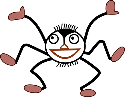Smiling Egg Face Black Background PNG with transparent background
