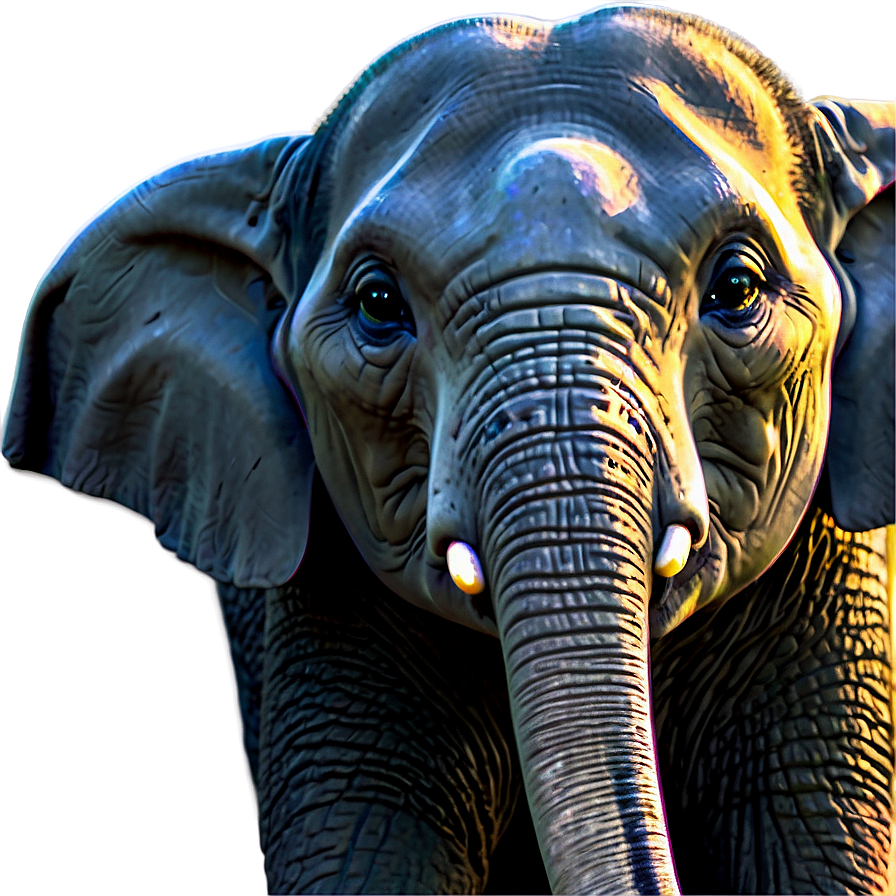 Smiling Elephant Cartoon Png 37