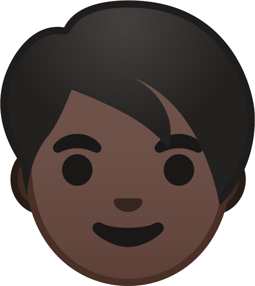 Adult Dark Skin Tone Icon - 🧑 Png, Transparent Png PNG with transparent background