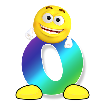 Smiling Emoji Letter O