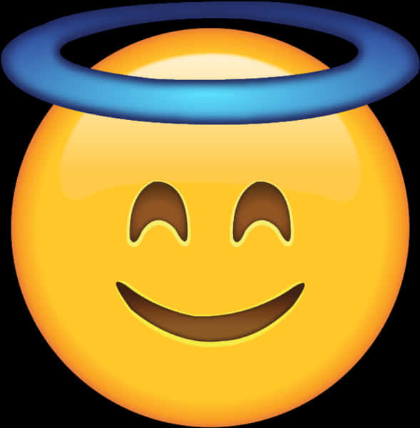 Smiling Emoji With Halo