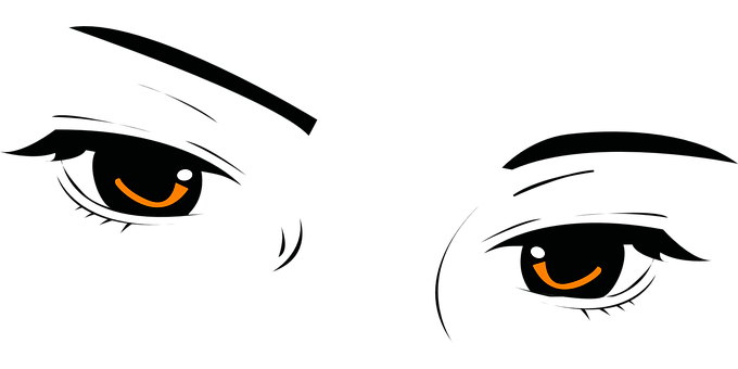Smiling Facesin Darkness PNG with transparent background