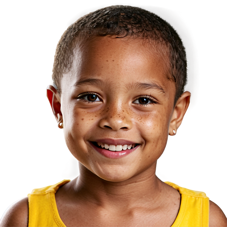 Smiling Freckles Child Png Rte