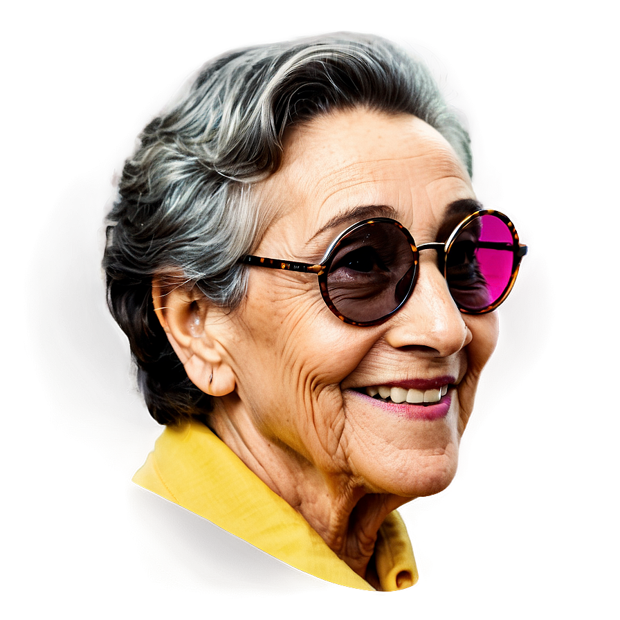 Smiling Grandma Png Hdm