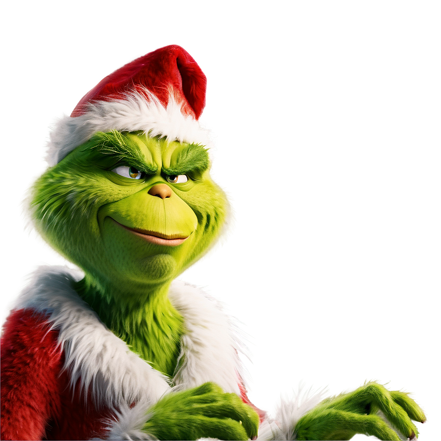 Smiling Grinch PNG shj59 PNG with transparent background