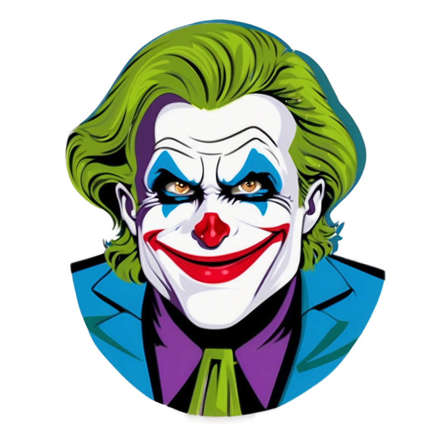 Smiling Joker Cartoon PNG 05212024 PNG with transparent background