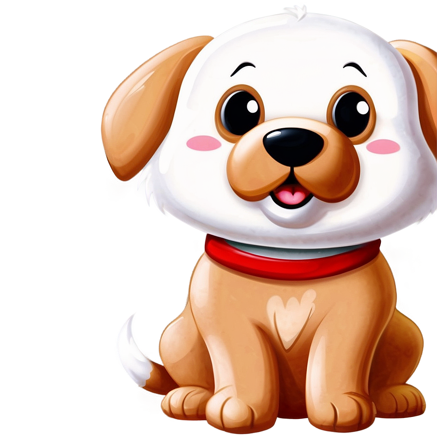 Smiling Kawaii Puppy Png Mfp