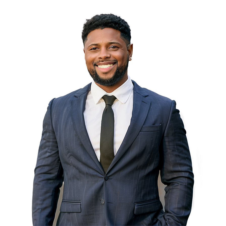 Smiling Man In Suit Png Olf