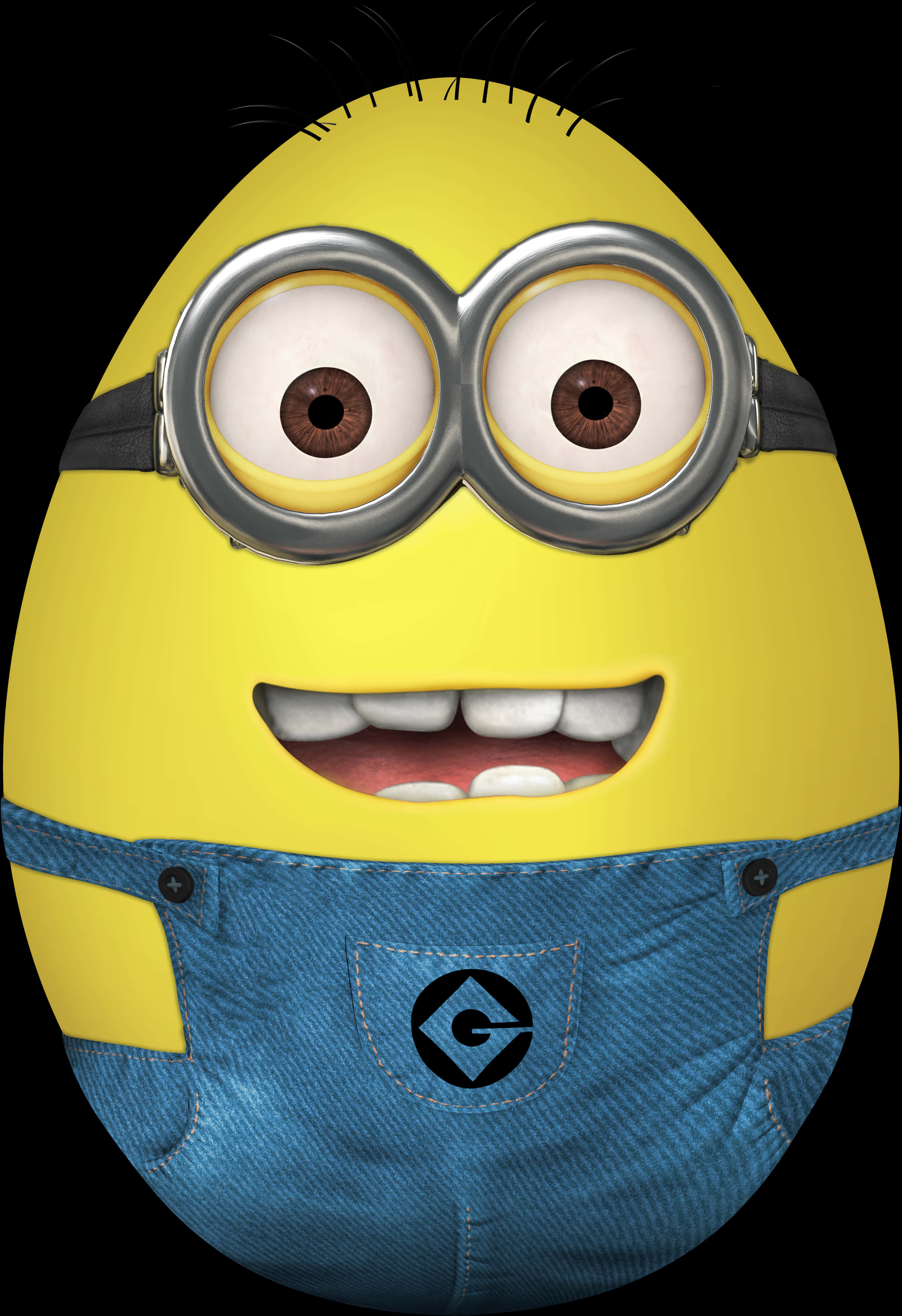 Smiling Minion Character