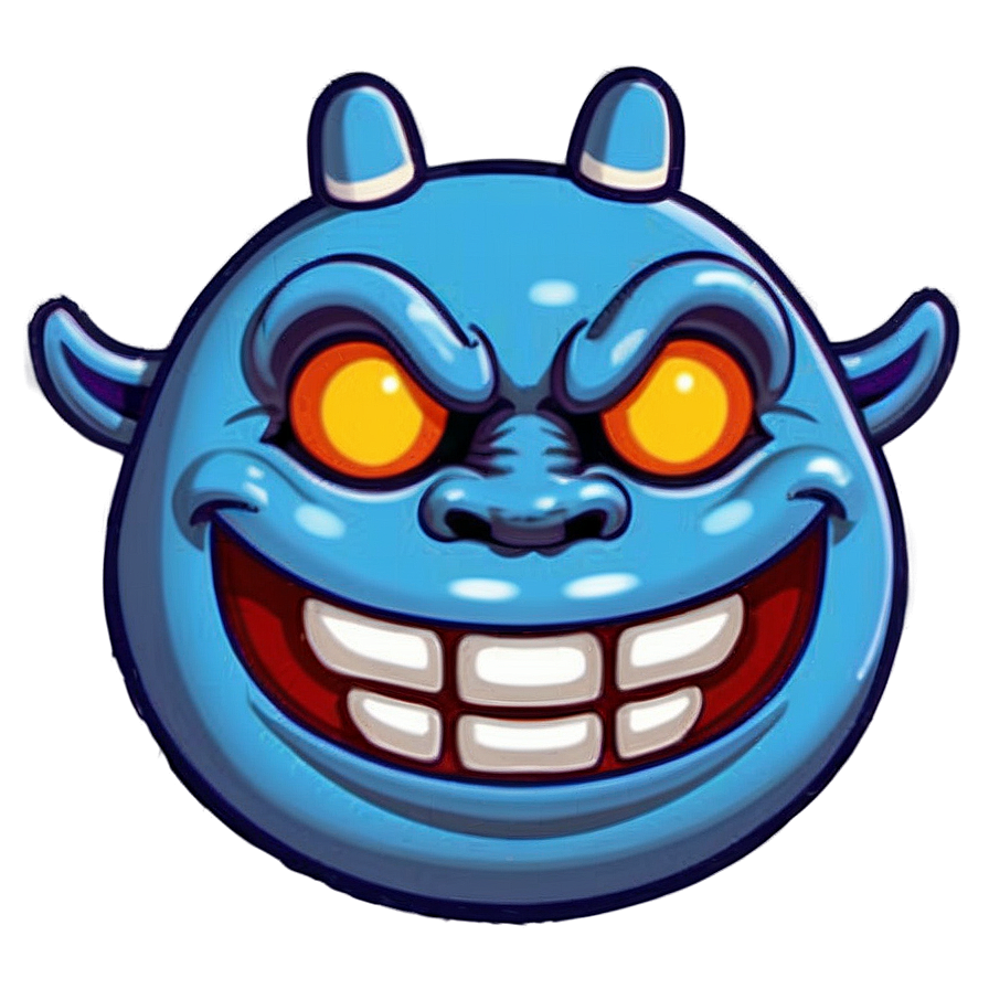 Smiling Oni Emoji Png 06122024