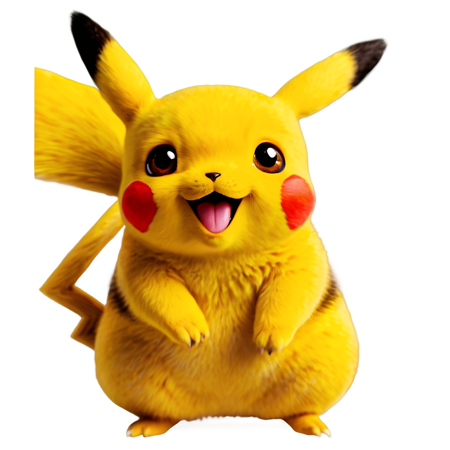 Smiling Pikachu Transparent Png 05262024