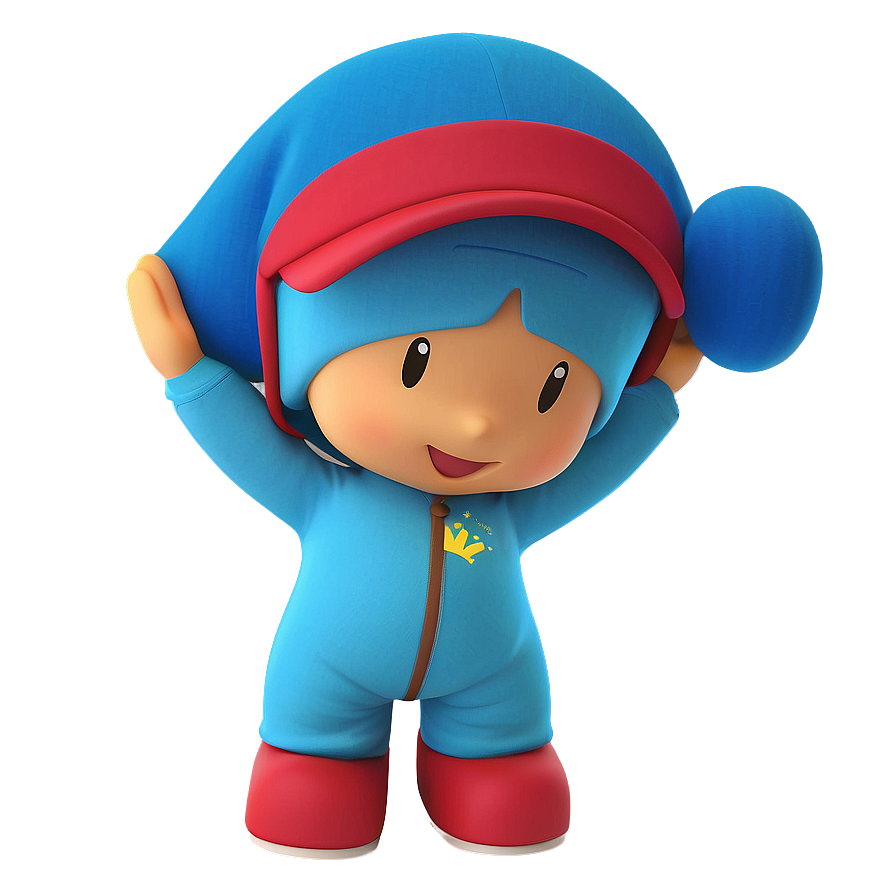 Smiling Pocoyo Pose Png Wxi