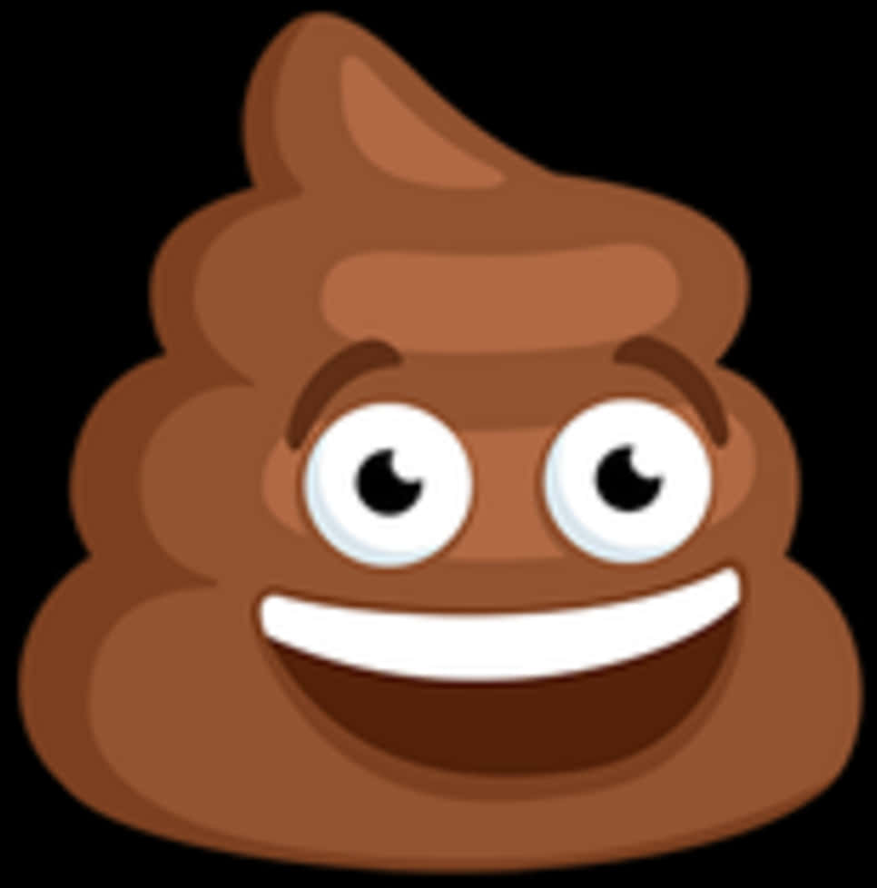 Smiling Poop Emoji Graphic