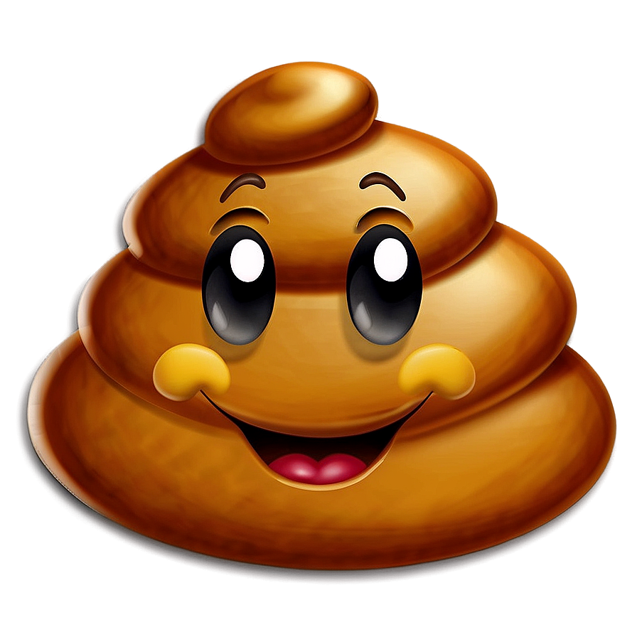 Smiling Poop Emoji Png 05232024