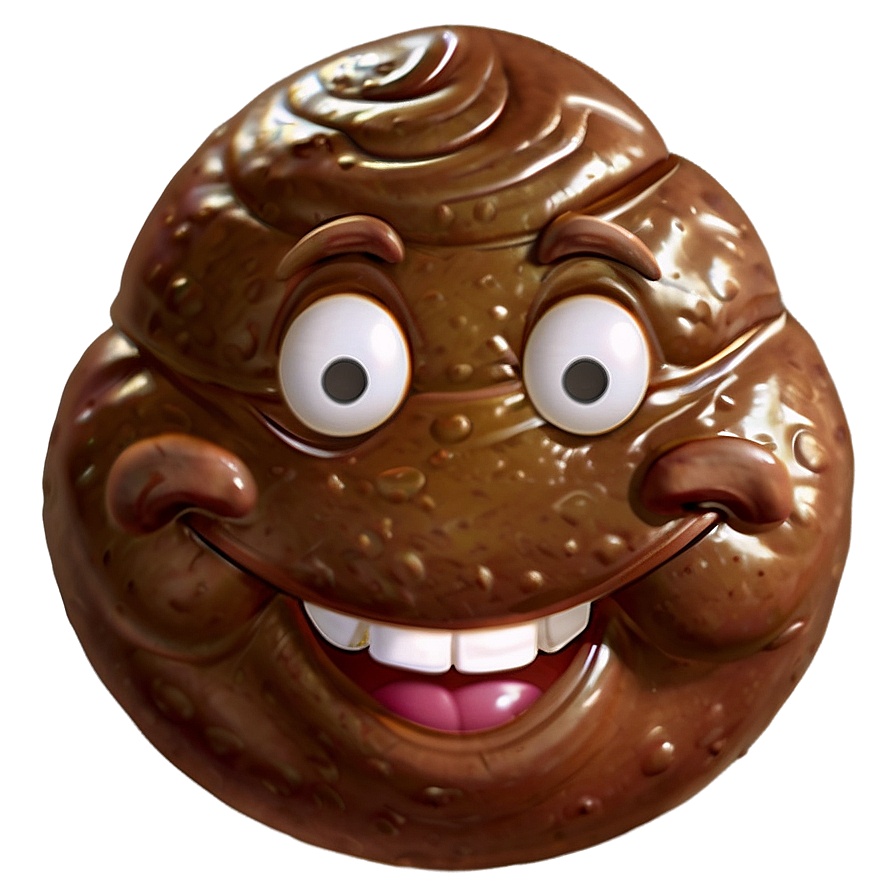 Smiling Poop Emoji Png 40