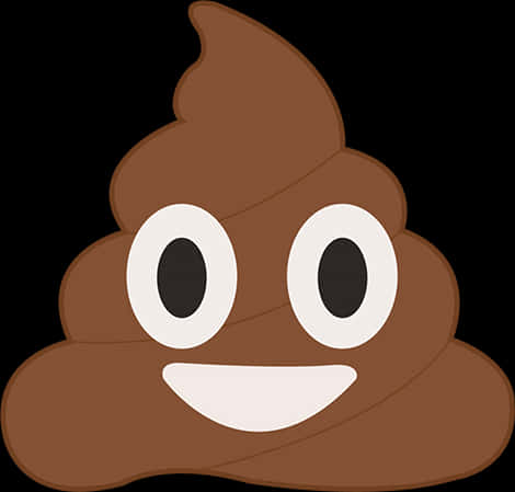 Poop Emoji PNG image with a transparent background, free high-resolution download