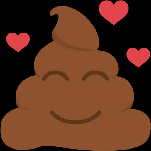 Smiling Poop Emojiwith Hearts